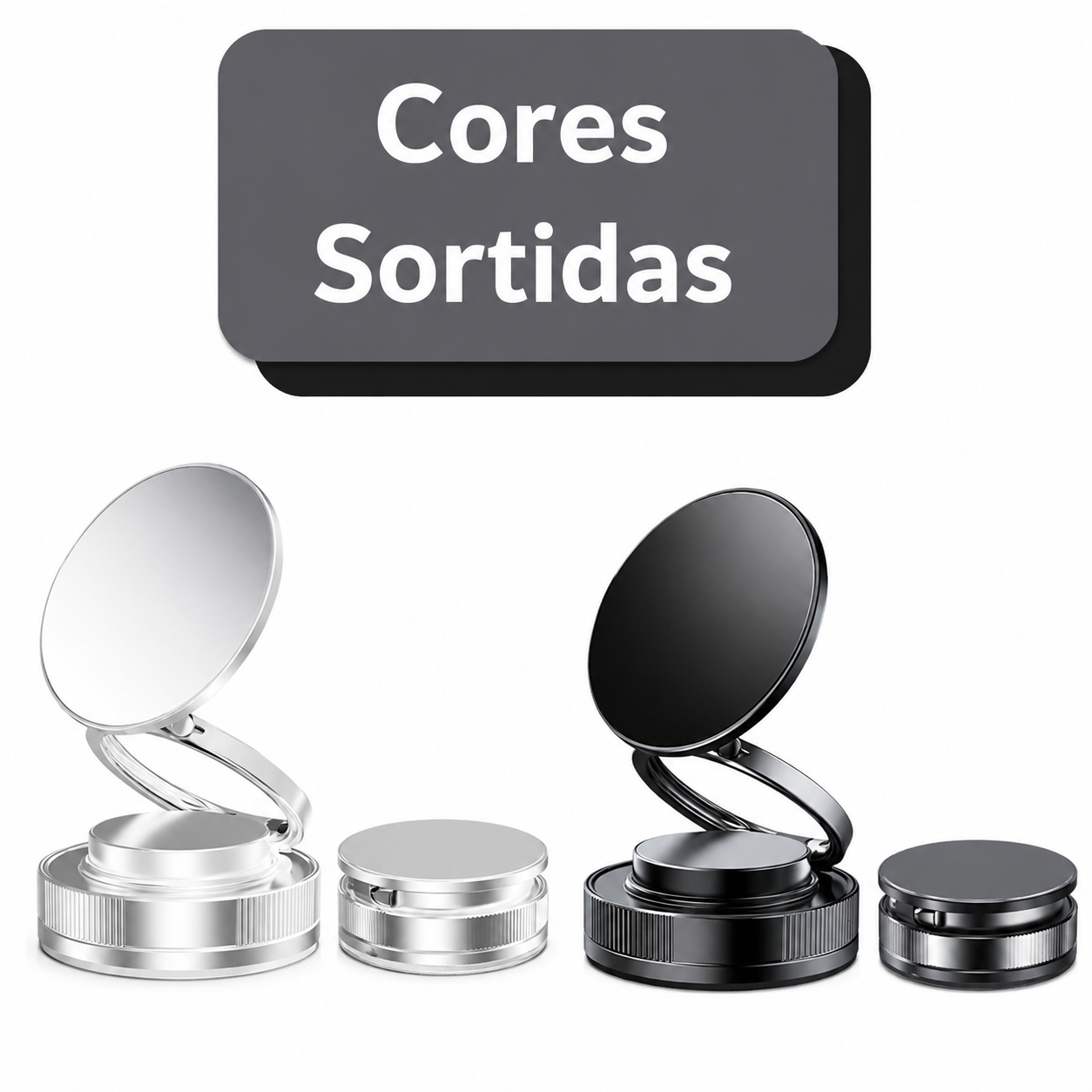 Super Pró suporte para Celular Magnético Universal Articulado Rotação 360° – (Cores Sortidas) - AJ-P27-H