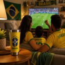 Copo Térmico Brasil CBF Aço Inox (473ml) Futebol Aproveite cada jogo com sua bebida na temperatura ideal.