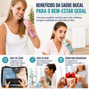 Irriga Pro Bucal Portátil de Alta Pressão – Limpeza Profunda e Saúde Gengival cor enviada de acordo com estoque.