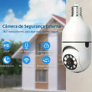 Lâmpada de Segurança Vigilância IP Wi-Fi 360°, A segurança do seu lar em suas mãos.